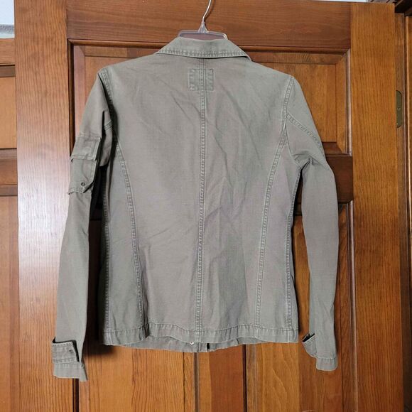 Women's Size XS J. Crew Camo Green Utility Jacket - Picture 5 of 5